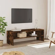 Szafki RTV - vidaXL Szafka pod TV, przydymiony dąb, 120x40x40 cm - miniaturka - grafika 1