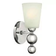 Lampy ścienne - Elstead Lighting Zelda 1Lt Wall Light Polished Nickel HK/ZELDA1 PN Elstead kinkiet nowoczesny HK/ZELDA1 PN) - miniaturka - grafika 1