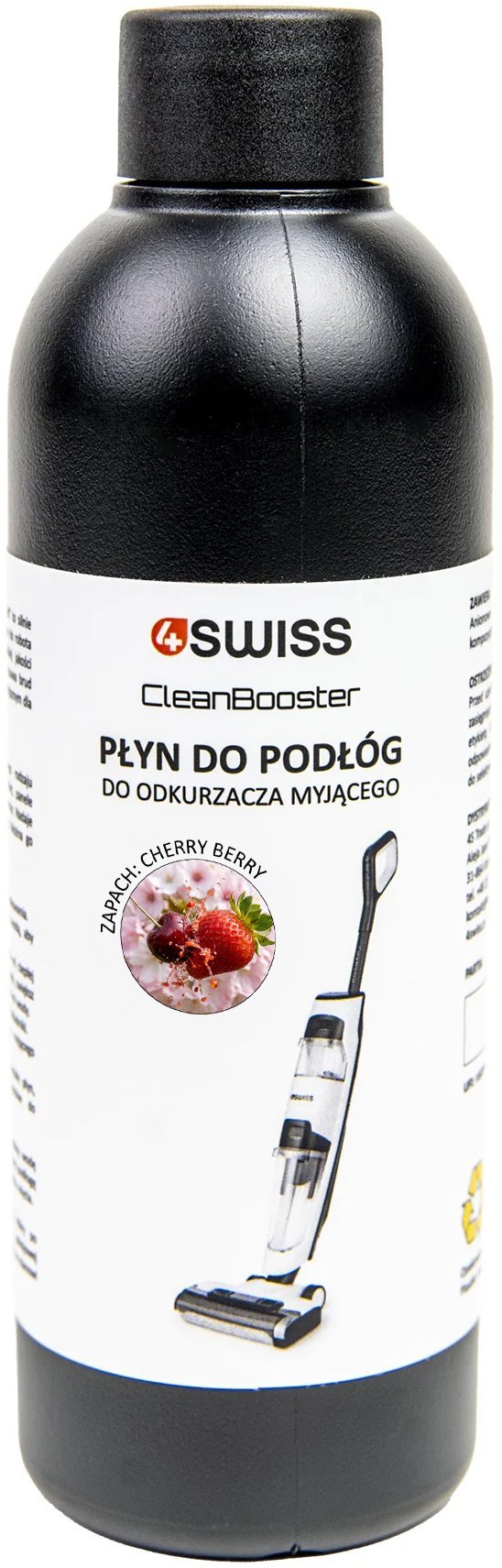 4Swiss płyn do podłóg do odkurzacza myjącego - Cherry Berry 0,2l