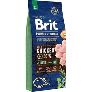 Brit Premium By Nature Junior Extra Large XL 15 kg - Sucha karma dla psów - miniaturka - grafika 1