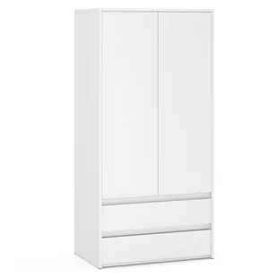 Szafa HUGO Garderoba 2 Szuflady Drążek Biała Mat - Szafy - miniaturka - grafika 1