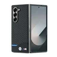 Etui i futerały do telefonów - Etui BMW Magsafe Carbon na Samsung Galaxy Z Fold 6 - czarne - miniaturka - grafika 1
