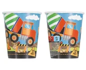 Zestawy szkolne - Kubeczki papierowe Budowa 266ml 8szt - Godan - miniaturka - grafika 1