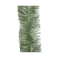 Ozdoby bożonarodzeniowe - Łańcuch choinkowy z lamety zielony 270 cm - miniaturka - grafika 1