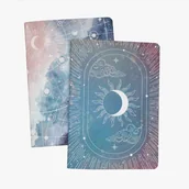 Zeszyty szkolne - Zestaw 2 zeszytów w kropki - Celestial & Universe (A5), 120gsm - miniaturka - grafika 1
