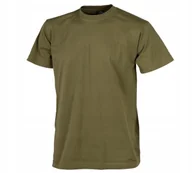 Koszulki męskie - Koszulka Męska T-shirt Helikon Classic Bawełniana Sportowa Us Green L - miniaturka - grafika 1