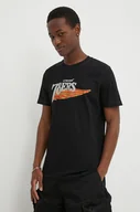 Koszulki męskie - Diesel t-shirt bawełniany T-DIEGOR-K75 męski kolor czarny z nadrukiem A12503.0GRAI - miniaturka - grafika 1