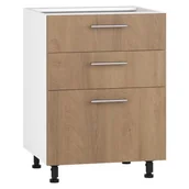 Szafki kuchenne - Szafka kuchenna stojąca 60 VENTO D3S-60/82 dąb miodowy - miniaturka - grafika 1