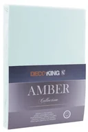Prześcieradła - DecoKing Jersey/AMBER/FROZENBLUE/80-90x200+30 - miniaturka - grafika 1