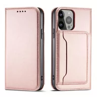 Etui i futerały do telefonów - Etui Card Braders Case do iPhone 13 Pro różowy - miniaturka - grafika 1