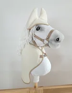 Maskotki i pluszaki - Zestaw dla Hobby Horse A3: derka + nauszniki – kremowy - miniaturka - grafika 1