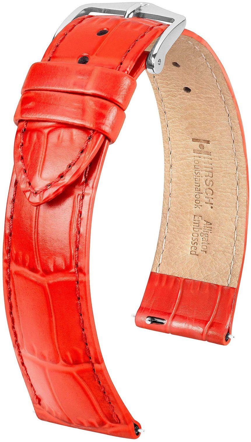 Skórzany wodoodporny pasek do zegarka 22 mm HIRSCH Louisianalook L 03427020-2-22