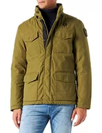 Kurtki męskie - Blauer Męska kurtka pikowana Blouson, 717 siano zielona, L - miniaturka - grafika 1