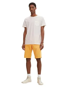 TOM TAILOR Męskie Szorty bermudy regular slim chinosy 1030015, 28867 - Butterscotch Orange, 30 - Spodenki damskie - miniaturka - grafika 1
