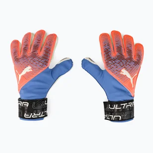 Rękawice bramkarskie PUMA Ultra Protect 3 RC ultra orange/blue glimmer - Piłka nożna - miniaturka - grafika 1