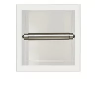 Stojaki i wieszaki na papier toaletowy - Balneo Balneo Wall-Box Paper White uchwyt na papier toaletowy biały PBWH1 PBWH1 - miniaturka - grafika 1