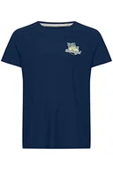Koszulki męskie - Blend Męski T-shirt T-shirt, 194024/Dress Blues, S, 194024/Dress Blues, S - miniaturka - grafika 1