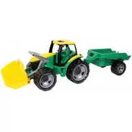 Samochody i pojazdy dla dzieci - Traktor z przyczepą i łyżką 108 cm Luzem w kartonie Lena - miniaturka - grafika 1