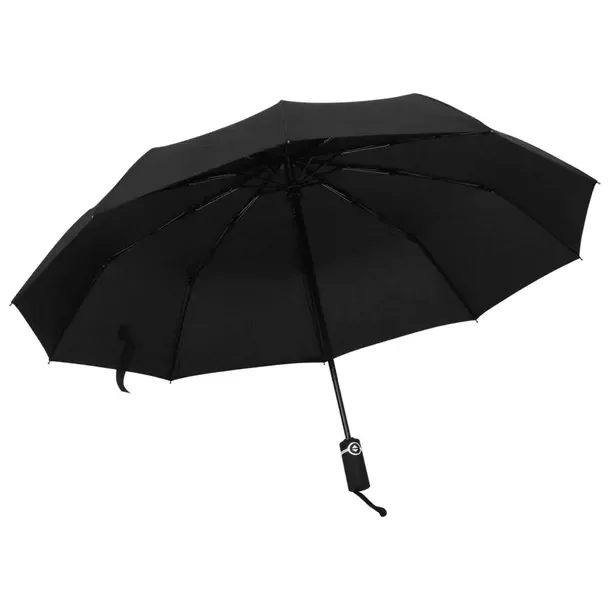 Automatyczna składana parasolka podróżna, 104 cm, czarny, PG 190T