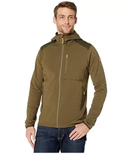 FJÄLLRÄVEN Fjallraven Keb męska bluza polarowa z kapturem M zielony Laurel Green-deep Forest S 81878 - Bluzy męskie - miniaturka - grafika 1