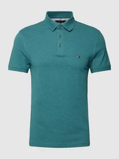 Koszulki męskie - Koszulka polo o kroju slim fit ze wzorem w paski model ‘1985’ - grafika 1