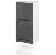 Szafki kuchenne - Szafka Kuchenna Wisząca Klapowa Modułowa 45cm Spremium Szary Połysk - miniaturka - grafika 1