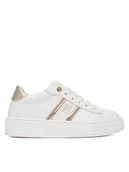 Buty dla dziewczynek - Tommy Hilfiger Sneakersy T4A9-34421-1281 M Biały - miniaturka - grafika 1