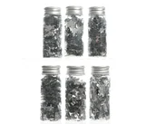 Pasmanteria - Konfetti Metaliczne Srebrne W Butelce 3,7X9Cm - miniaturka - grafika 1