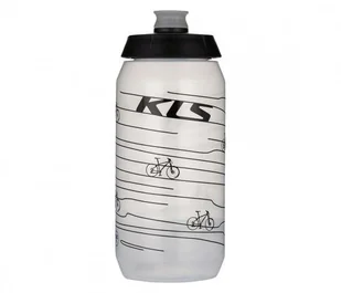 Bidon Rowerowy Kolarski Kellys Kolibri Transparent White - Shakery i bidony sportowe - miniaturka - grafika 1