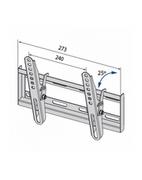 Uchwyty do telewizora - TB Uchwyt TV do telewizora do 42 20kg max VESA 200x200 251 - miniaturka - grafika 1