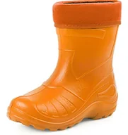Buty dla dziewczynek - Ladeheid Kalosze dziecięce, lekkie jak piórko i wodoodporne, z tworzywa EVA, kalosze z podszewką, KL050, pomarańczowy, 30 EU - miniaturka - grafika 1