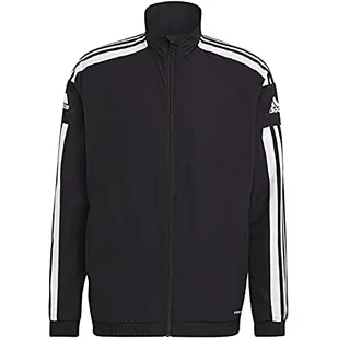 Adidas Męska kurtka Sq21 Pre Jkt czarny/biały L GK9549 - Kurtki męskie - miniaturka - grafika 1