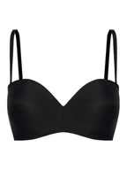 Biustonosze - YSABEL MORA Biustonosz bardotka 10017 Czarny - miniaturka - grafika 1