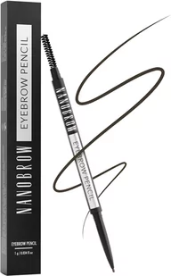 Nanobrow Eyebrow Pencil Dark Brown - Akcesoria i kosmetyki do stylizacji brwi - miniaturka - grafika 1