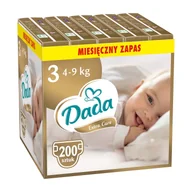 Pieluchy - Pieluszki Dada Extra Care 3, 4-9 kg, 200 szt., superchłonny wkład - miniaturka - grafika 1