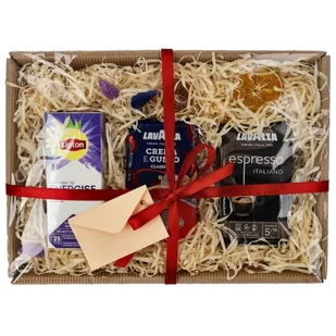 Zestaw prezentowy - kawy mielone Lavazza i herbata Lipton Earl Grey - Herbata - miniaturka - grafika 2