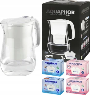 Aquaphor Onyx 4,2 l dzbanek filtrujący z filtrami 2 zwykłe 2 magnezowe - Dzbanki filtrujące - miniaturka - grafika 1