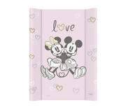 Przewijaki - Ceba Baby mata do przewijania z solidną podstawą COMFORT 50x70 Disney Minnie & Mickey Pink - miniaturka - grafika 1