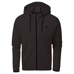 Dare 2b Męska bluza z kapturem z zamkiem błyskawicznym z możliwością regulacji, czarna, XS - Bluzy męskie - miniaturka - grafika 1
