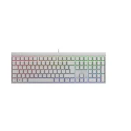 Klawiatury - CHERRY MX 2.0S RGB klawiatura USB QWERTZ Niemiecki Biały G80-3821LWADE-0 - miniaturka - grafika 1