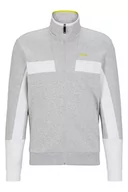Bluzy męskie - BOSS bluza męska, Light/Pastel Grey57, S - miniaturka - grafika 1