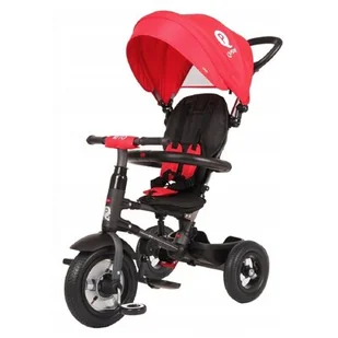 Qplay Qplay Rowerek Trójkołowy Rito Rubber Red - Rowerki trójkołowe - miniaturka - grafika 1