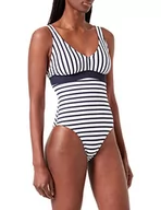 Stroje kąpielowe - ESPRIT Damski strój kąpielowy Hamptons Beach Rcspad. Jednoczęściowy strój kąpielowy, Granatowy 3, 40 - miniaturka - grafika 1