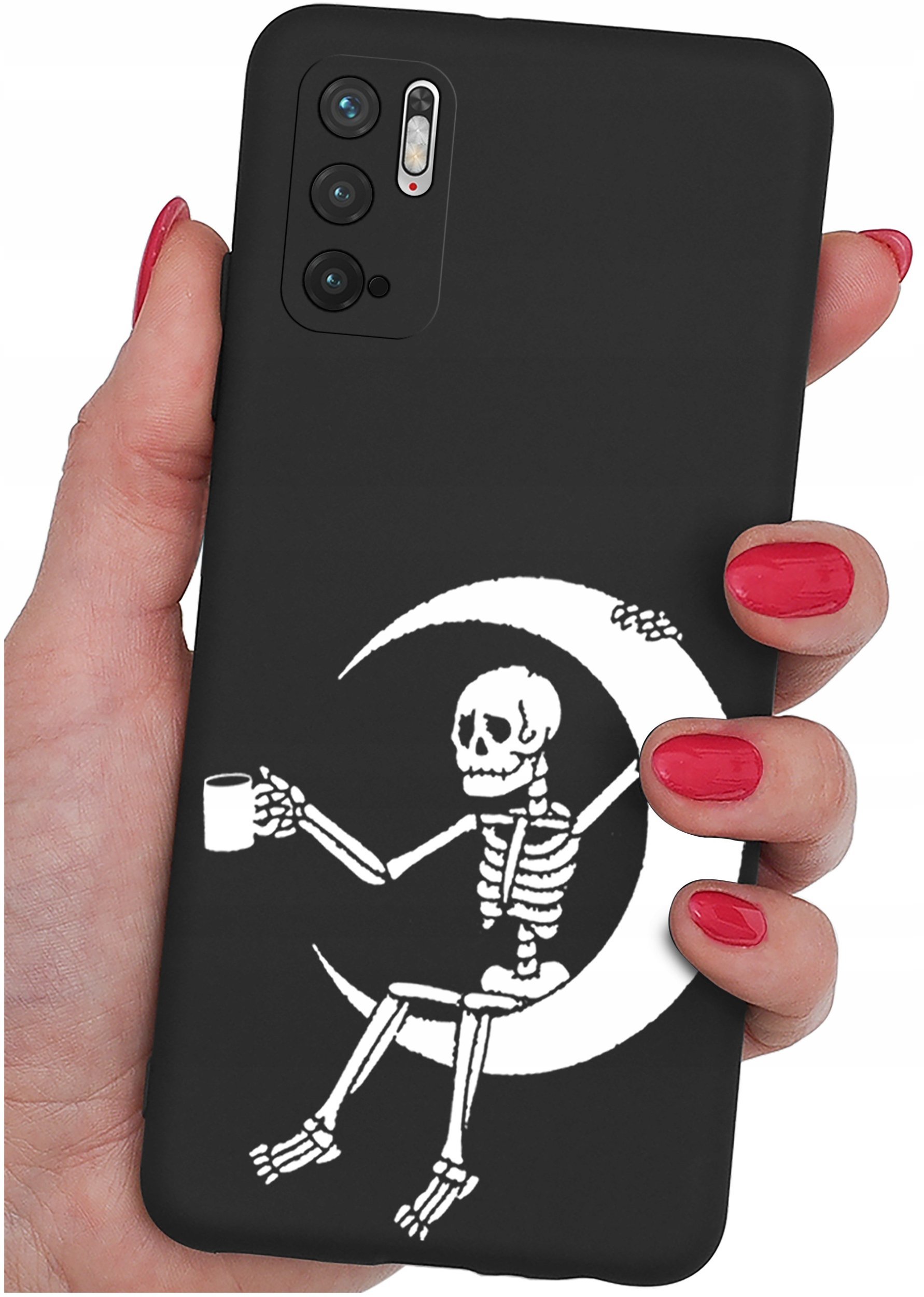 ETUI do Xiaomi Redmi Note 10 5G WZORY SILIKONOWE MATT CASE + SZKŁO 9H