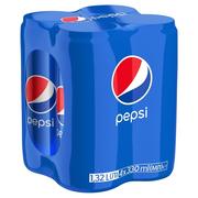 Napoje gazowane - Pepsi Napój gazowany o smaku cola 1,32 l (4 x 330 ml) - miniaturka - grafika 1