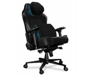 Fotele gamingowe - Yumisu 2054 Magnetic Biurowy do 150kg Skóra ECO Czarny - miniaturka - grafika 1