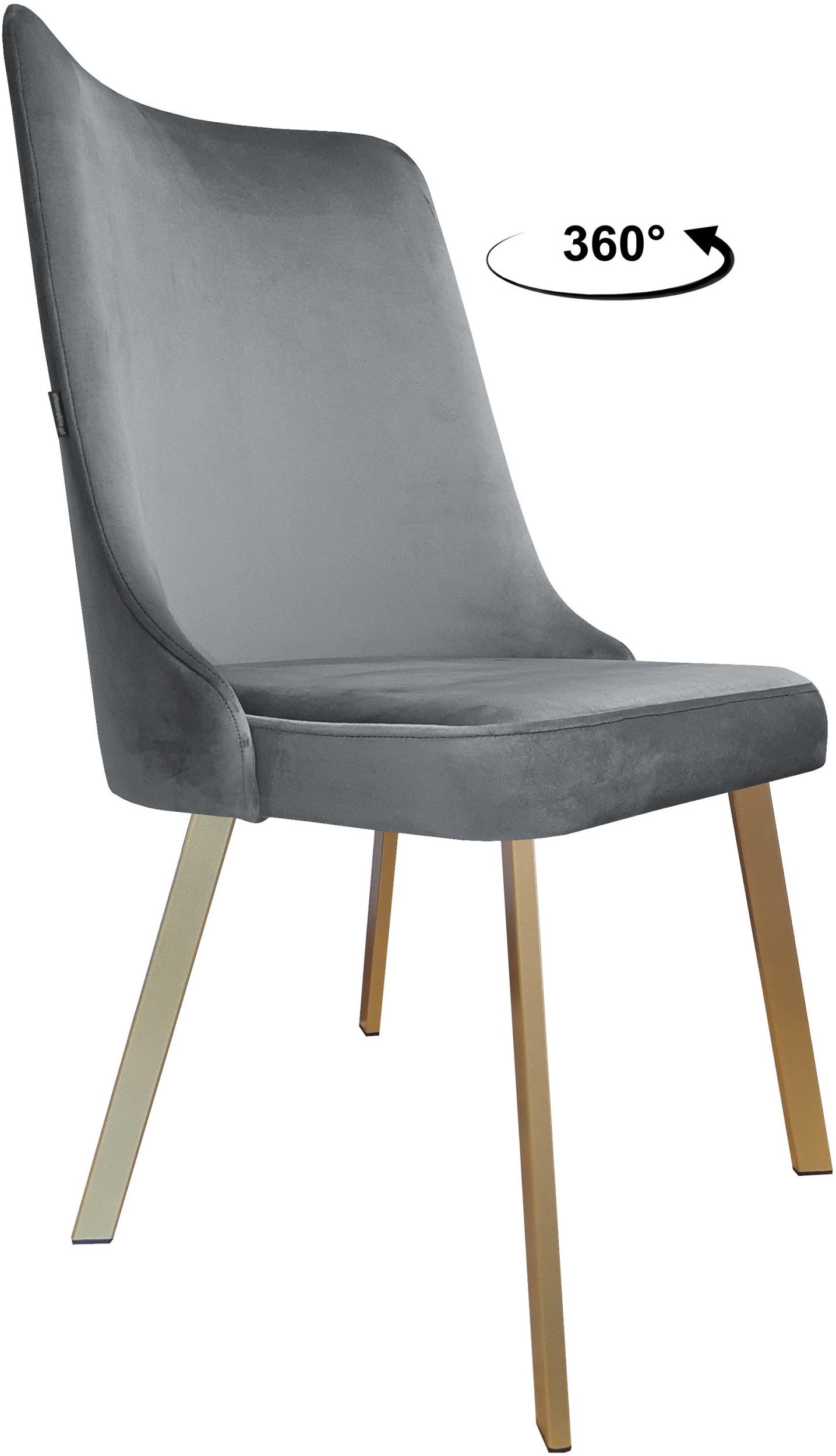 Krzesło obrotowe Victor noga Profil złota BL14