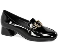 Czółenka - Czółenka Vinceza 22-10706BK PT Czarny Lakier - VINCEZA - miniaturka - grafika 1