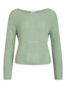 Swetry damskie - Vila Sweter "Efine" w kolorze jasnozielonym - miniaturka - grafika 1