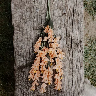 Kurkuma Ĺ‚Ososiowa - Bukiet 3 Szt.- Kwiaty Sztuczne Piankowe - Sztuczne kwiaty - miniaturka - grafika 1